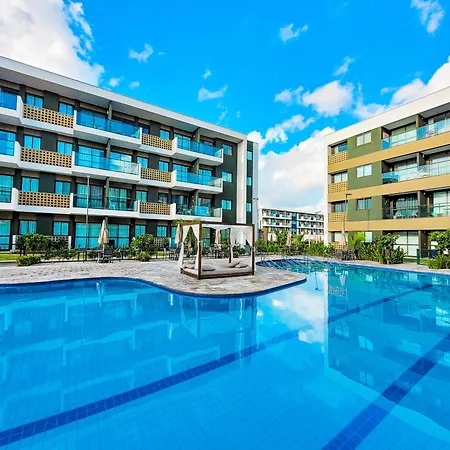 Flat Luxo Oasis do Mana 350m da praia, Polo Aquático-2Qts, 2Gar-3